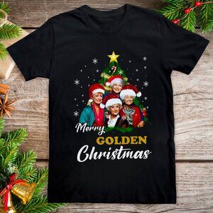 Merry Christmas The Golden Girls T-Shirt, Holiday Graphic Unisex Tee 26
